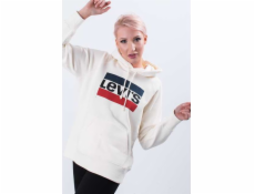 Levi s Graphic Sport Hoodie 0001 SPORTSWEAR Hoodie Marshmallow - XS - Women - Cream/Beige