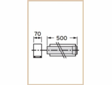 VAILLANT ROZŠÍŘENÍ DN80/125 0,5M 303202