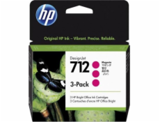 HP HP Ink 712 3-Pack 29-ml pugentní DJ Ink