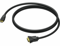 Kabel prokab HDMI - DVI -D 3M Black (CLV160/3)