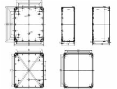 Schneider Housing 341 x 291 x 128 mm ABS IP66 TBSA TBS (NSYTBS342912)