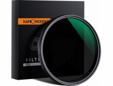 Filtr K&F Filter 77mm Nastavitelný šedý fader ND8 -ND2000 KF () - 101385