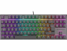 Klávesnice Genesis Klávesnice pro hráče Genesis Thor 300 Tkl RGB FR Mechanický podsvícení Červený spínač