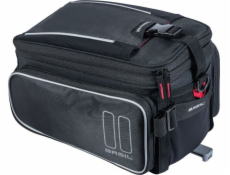 Basil Basil Sport Design Trunk Design Trunkbox 7-15L, nepromokavý polyester, černý + bazalkový mik mik adaptér adaptér adaptéru adaptéru pro montáž na mik (nový) kufr