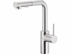 KFA KFA Duero Základní kuchyňská baterie Kitchen Faucet stojící s výtokem a 2 funkční výtoky, inox