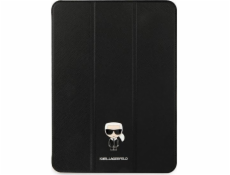 Karl Lagerfeld KLFC12OKMK IPAD 12.9 Pro 2021 Kniha obal Czarny/Black Saffiano Karl Ikonic