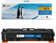 G&G kompatibilní toner z W2210X, černá, 3150S, NT-PH2210XBK, HP 207X, vysoká kapacita, pro HP Color LaserJet Pro M255, MFP M282, M28