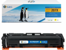 G&G kompatibilní toner z W2212X, žluté, 2450s, NT-PH2212XY, HP 207X, pro HP Color LaserJet Pro M255, MFP M282, M283, n