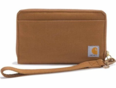 Karhartt peněženka Carhartt Nylon Duck Layflat Clutch Brown