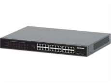 Spínač Intellinet Network Solutions Intellinet 561891 Switch 24x RJ45 Gigabit Poe+ 370W, 2x SFP Gigabit, Manual VLAN