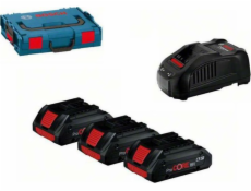 Bosch Batumulator 18V 3x4.0ah GBA Procore+Gal Charger 1880CV+L-Boxx 102 (B0615990L1R)