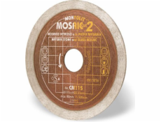 Montolite Diamond Cermont Cutting Disc pro skleněnou mozaiku/kámen 115 x 22,2 mm (CM115)