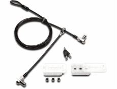 Kensington Universal 3-in-1 Keyed Cable Lock - Twin Lockheads for Laptops & Other Devices