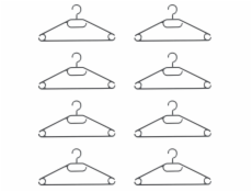 Beldray LA072684FEU7 Eco Recycled Hangers Black