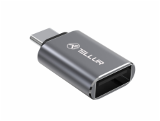 Tellur USB-C to USB-A M/F adapter 10Gbps, 3A aluminum alloy