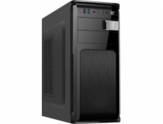 Gembird Fornax 2500 ARGB Gaming ATX computer case  Midi Tower  backlight   Black