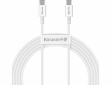 USB Sonoff Cable USB-C pro USB-C Baseus Superior Series, 100W, 2M (bílá)