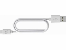 Apple MicroUSB 20cm kabel (Fits Sancta 4) 20 cm bílý