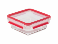 Emsa Clip&Close Glass Food Container 0,8 L red