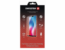 Swissten ochranné temperované sklo Apple iPhone SE 2020/2022 čierne