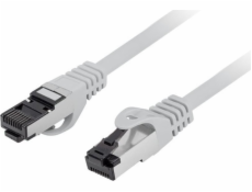 Patchcord Cat. 8.1 s/ftp cu lszh cu 1m fluke prošel šedou