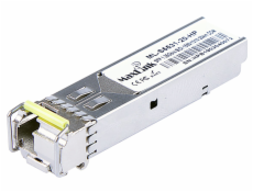 MaxLink 1.25G SFP optický HP modul, WDM(BiDi), SM, Tx 1550/Rx1310nm, 20km, 1x LC konektor, DDM, HP kompatibilní