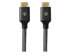 NEDIS PROFIGOLD Ultra High Speed HDMI kabel/ konektor HDMI - konektor HDMI/ 8K/ bavlna/ antracit/ BOX/ 2m