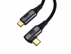 Kabel GEN 3x2 USB4™ 40Gbps 8K@60Hz Thunderbolt 3 zahnutý, 0,3m