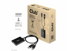 Club3D Adaptér aktivní DisplayPort na Dual Link DVI-D, USB napájení, 60cm, HDCP off