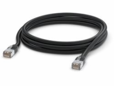 Ubiquiti Patch kabel, venkovní, STP, Cat5e, 3m, černá