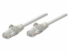 Intellinet patch kabel, Cat6 Certified, CU, UTP, PVC, RJ45, 10m, šedý