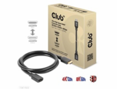 Club3D prodlužovací HDMI kabel, 4K120Hz, 8K60Hz, 48Gbps, M/F, 1m