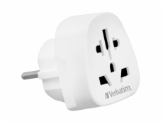 Verbatim World to Europe Travel Adapter Plug, weiß WTEU-02 49549