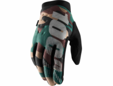 100% rukavice 100% Brszner Glove camo černá S (délka ruky 181-187 mm) (nové)