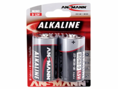 1x2 Ansmann Alkaline Mono D LR 20 red-line