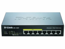 D-Link DGS-1008P 8x 1000 Desktop Switch, 4PoE port