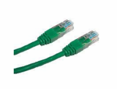 Patch cord UTP cat.5e 10M zelený