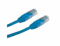 Patch cord UTP cat.5e 10M modrý