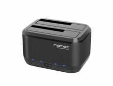 NATEC Kangaroo Dual USB 3.2 Gen 1 (3.1 Gen 1) Type-A Black