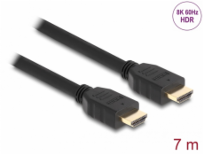 Delock High Speed HDMI kabel, 48 Gbps, 8K 60 Hz, černý, 7 m