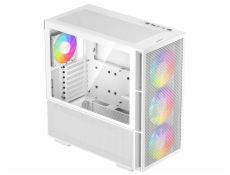 DEEPCOOL skříň CH560 / MidT/ 3x140 a 120mm ARGB fan / USB 3.0 / tvrzené sklo / bílá