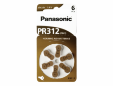 10x1 Panasonic PR 312 nacu.zari. Zellen Zinc Air 6er Rad