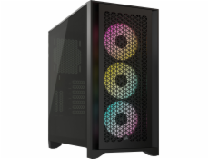 CORSAIR iCUE 4000D RGB AIRFLOW/Midi Tower/Transpar./Černá