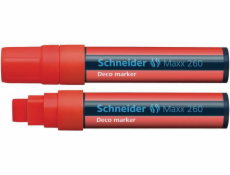 SCHNEIDER Křídový popisovač  Maxx 260 , červená, 2-15mm, tekutý