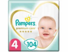 Pampers Premium Care Plenky Velikost 4, 9kg-14kg, 104ks