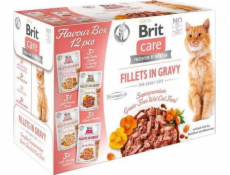 Brit Care Cat Flavour Box Fillet in Gravy, 4x3pcs. (12x 85g) kapsičky pro kočky