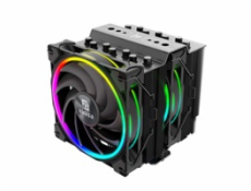 AKASA chladič CPU SOHO H7 Dual Tower RGB, 2x 120mm, LGA1700, AM5