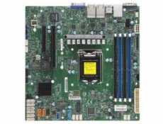 SUPERMICRO MB 1xLGA1151 (Xeon E3-21xx,i3), C246, 4xDDR4, 8xSATA3, 2x M.2, 2xPCIe3.0 x8, VGA, 4x LAN, IPMI