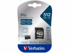 Verbatim Pro microSDXC 512GB V30 U3