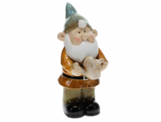 PROGARDEN Zahradní trpaslík porcelán 33 cm červená čepice KO-252214140cerv